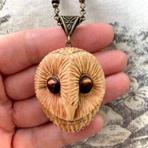 Wooden Pendant Silent Sentinel