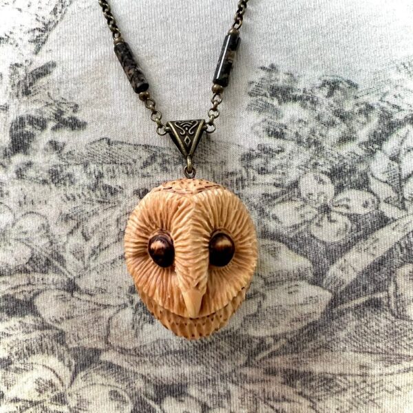 Wooden Pendant Silent Sentinel