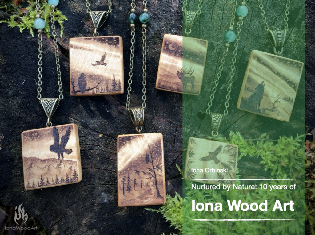 Read the full story of how Iona Wood Art came to be. Download the free eBook.