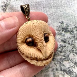 Wooden Pendant Moonwatcher