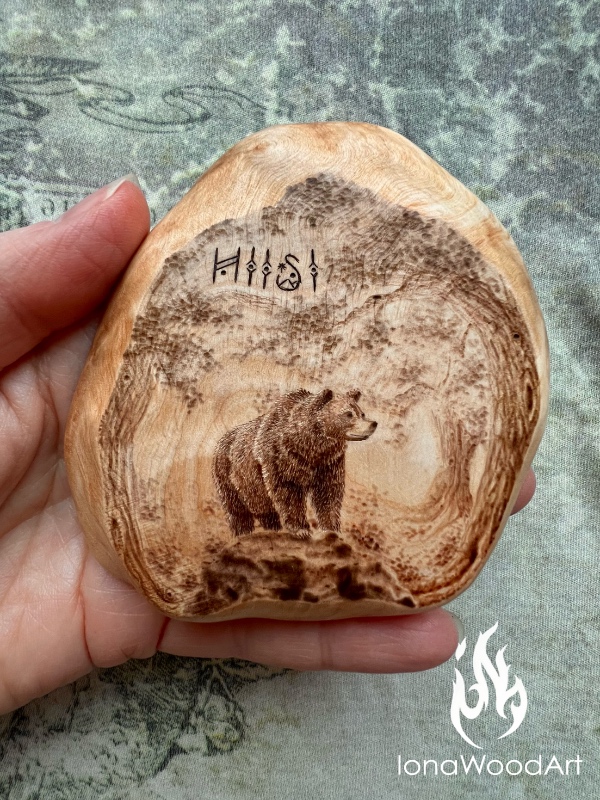 Depiction of Hiisi, the sacred forest