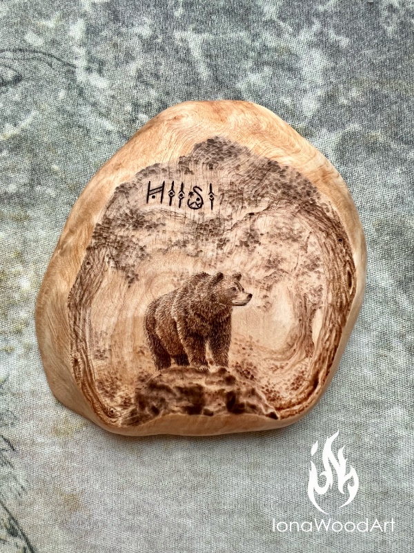 Depiction of Hiisi, the sacred forest