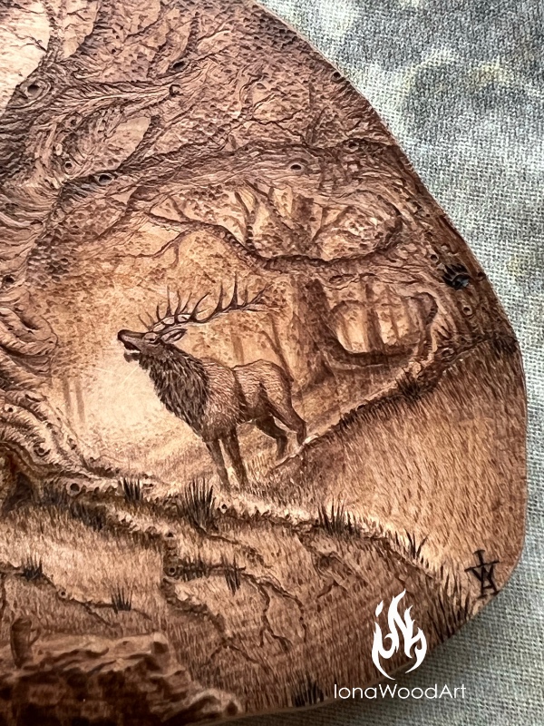 Depiction of Hiisi, the sacred forest