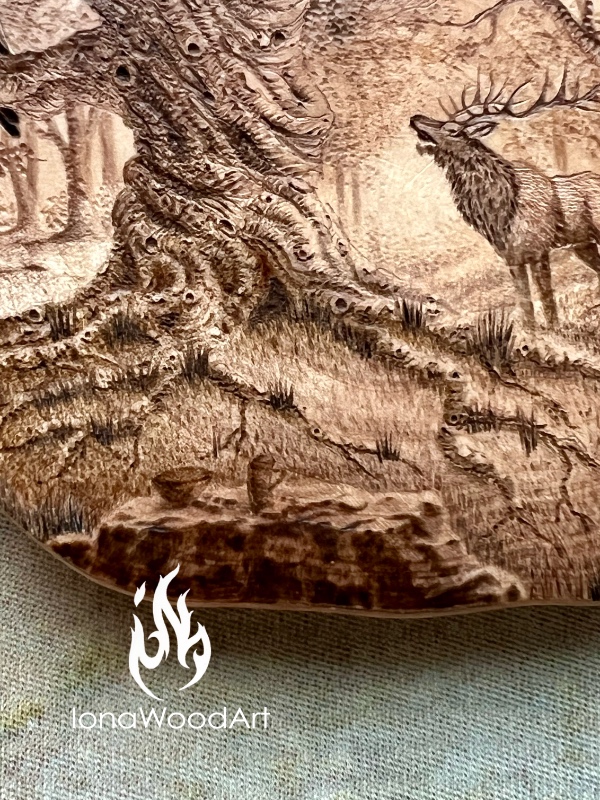 Depiction of Hiisi, the sacred forest